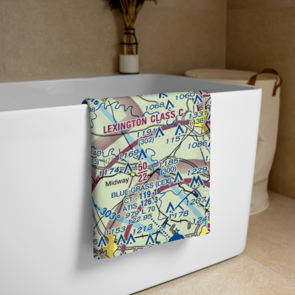 Capital City Airport (FFT) VFR Sectional Towel 