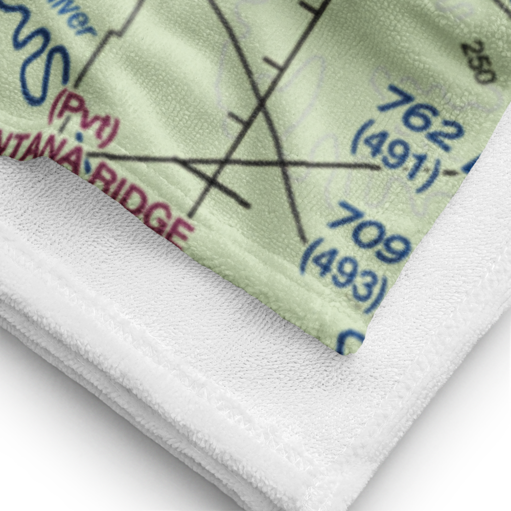 Card Airfield (4XA2) VFR Sectional Towel 
