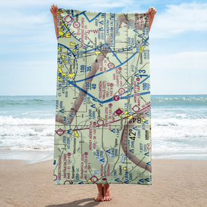 Carl's Airport (MI70) VFR Sectional Towel