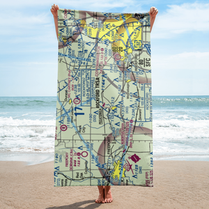 Carlson RLA Restricted Landing Area (IS19) VFR Sectional Towel