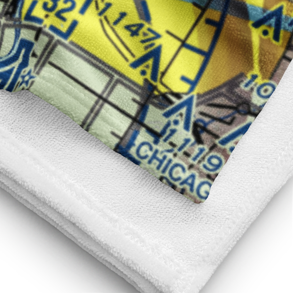 Carlson RLA Restricted Landing Area (IS19) VFR Sectional Towel 