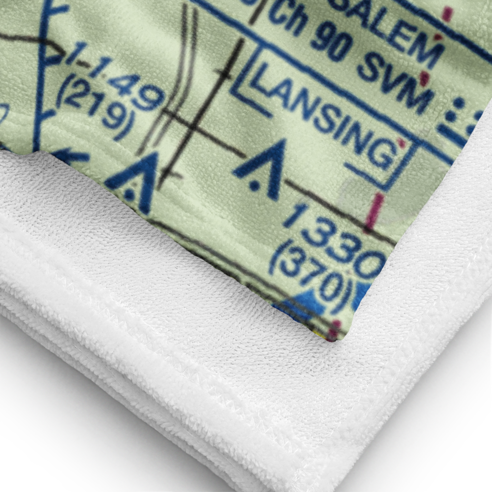 Carriage Lane Airport (35L) VFR Sectional Towel 