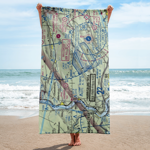 Carsonville Airport (0PS3) VFR Sectional Towel