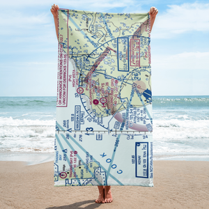 Carty's Airstrip (8AK2) VFR Sectional Towel