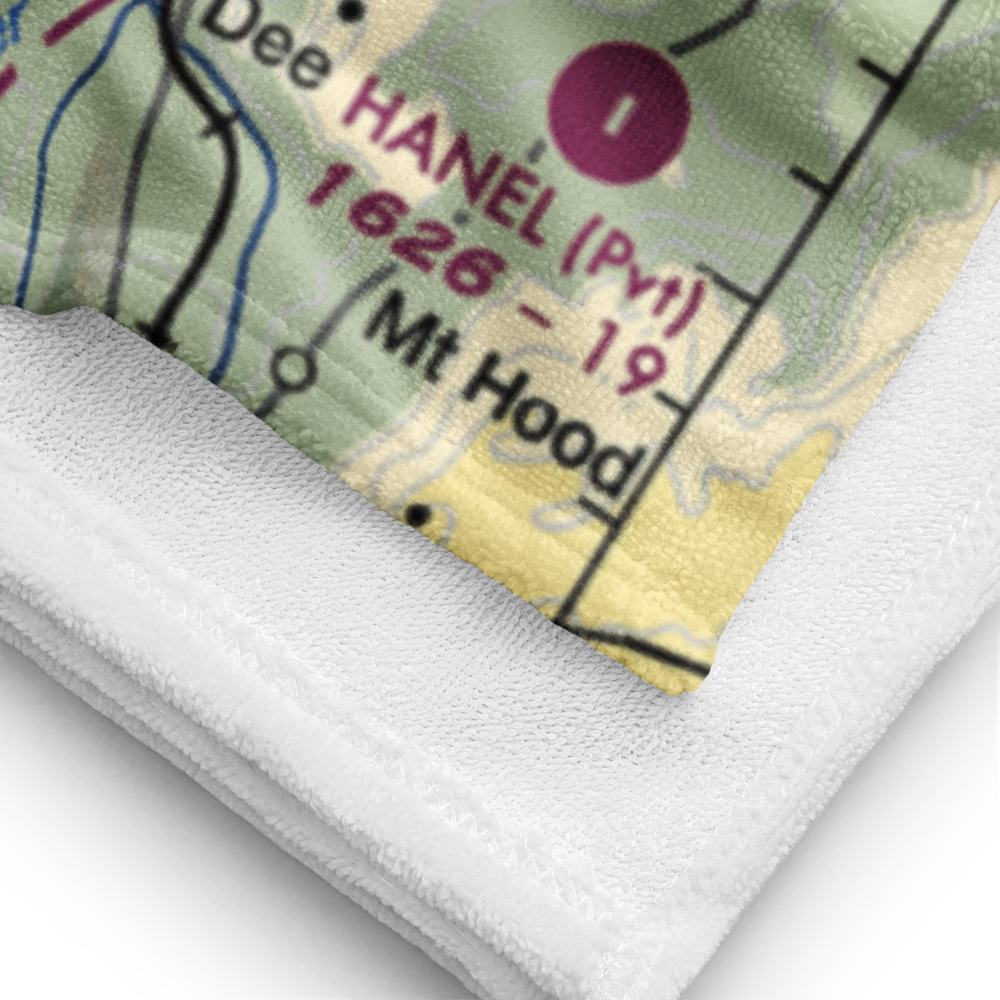 Cascade Locks State Airport (CZK) VFR Sectional Towel 