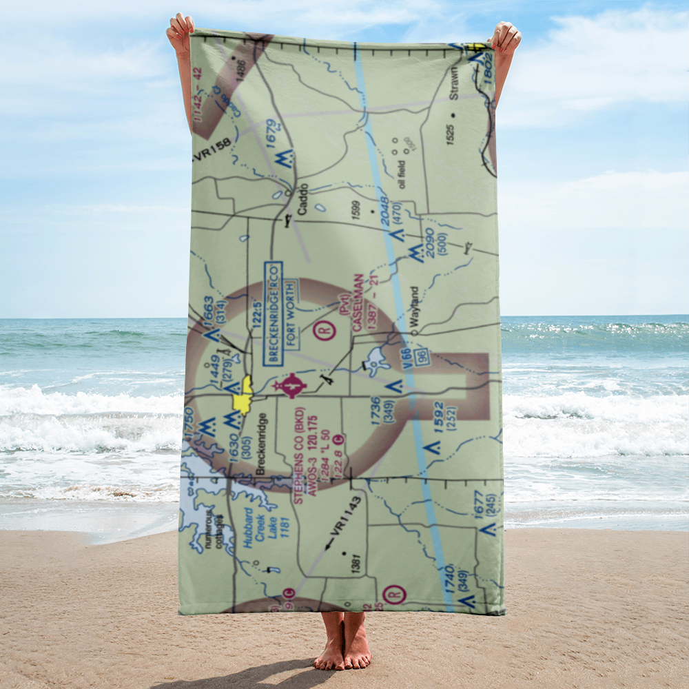 Caselman Ranch Airport (TE40) VFR Sectional Towel 