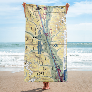 Castle Mountain Airstrip (48AK) VFR Sectional Towel