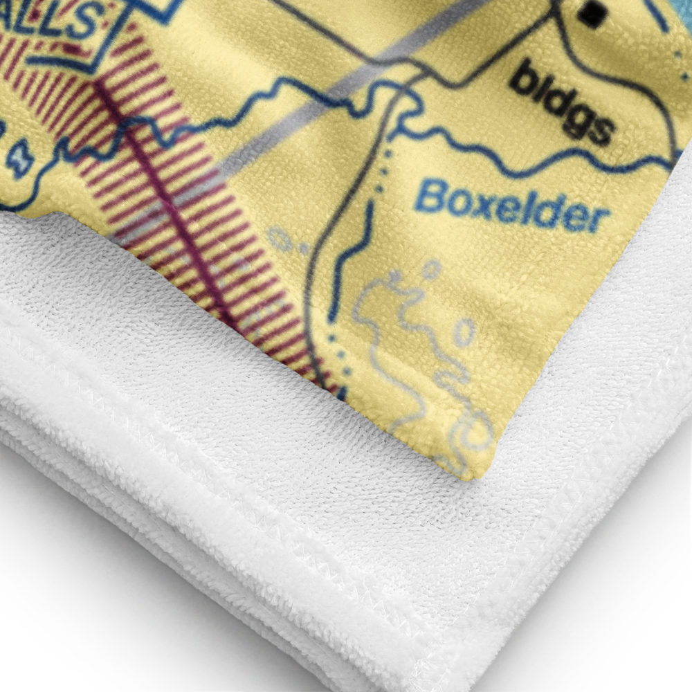 Castleberry Airport (MT45) VFR Sectional Towel 