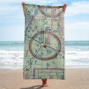 Cc & M Airport (8OK7) VFR Sectional Towel