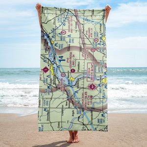 Cedar Ridge Airport (9IS0) VFR Sectional Towel