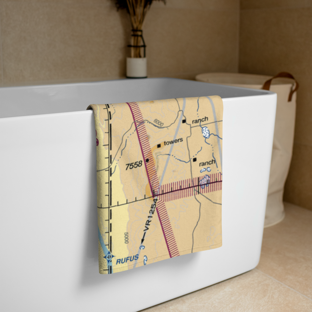 Cedarville Airport (O59) VFR Sectional Towel 