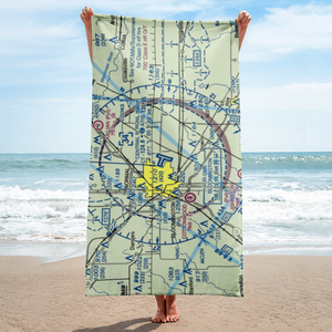 Central Illinois Regional Airport at Bloomington-Normal (BMI) VFR Sectional Towel