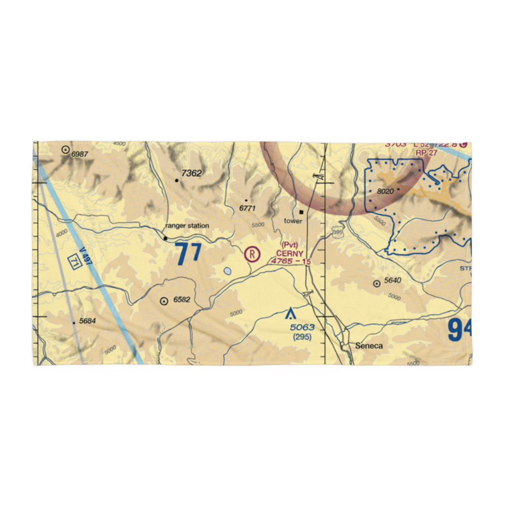 Cerny Airport (71OR) VFR Sectional Towel 