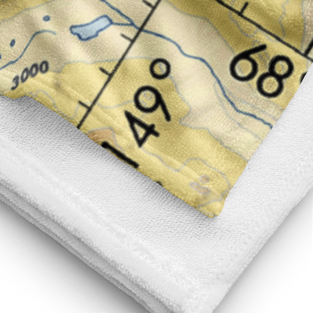 Chandalar Shelf Airport (5CD) VFR Sectional Towel 