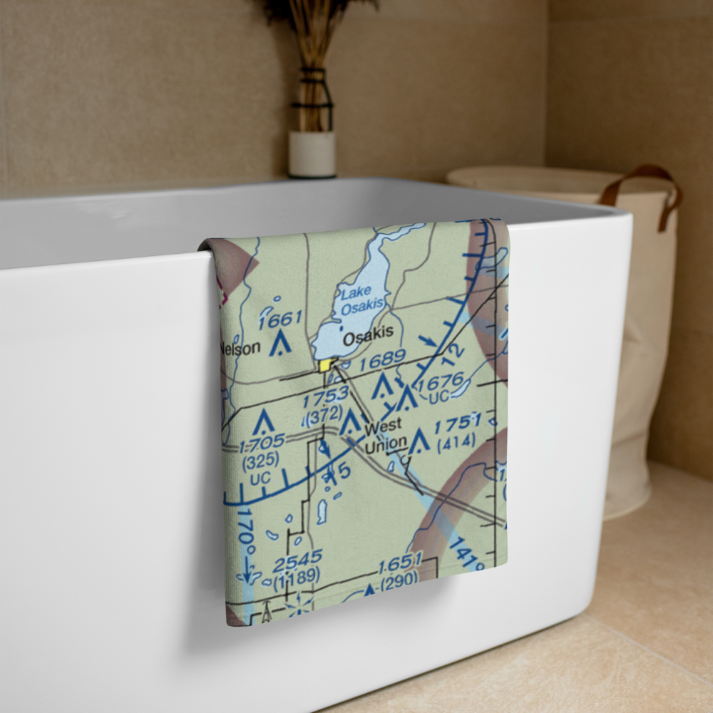 Chandler Field (AXN) VFR Sectional Towel 