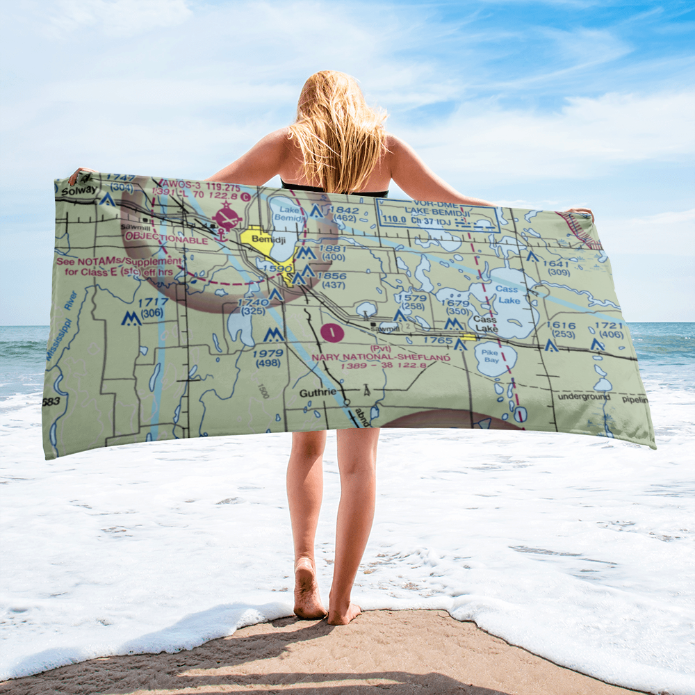 Chandler Personal Use Airport (38MN) VFR Sectional Towel 