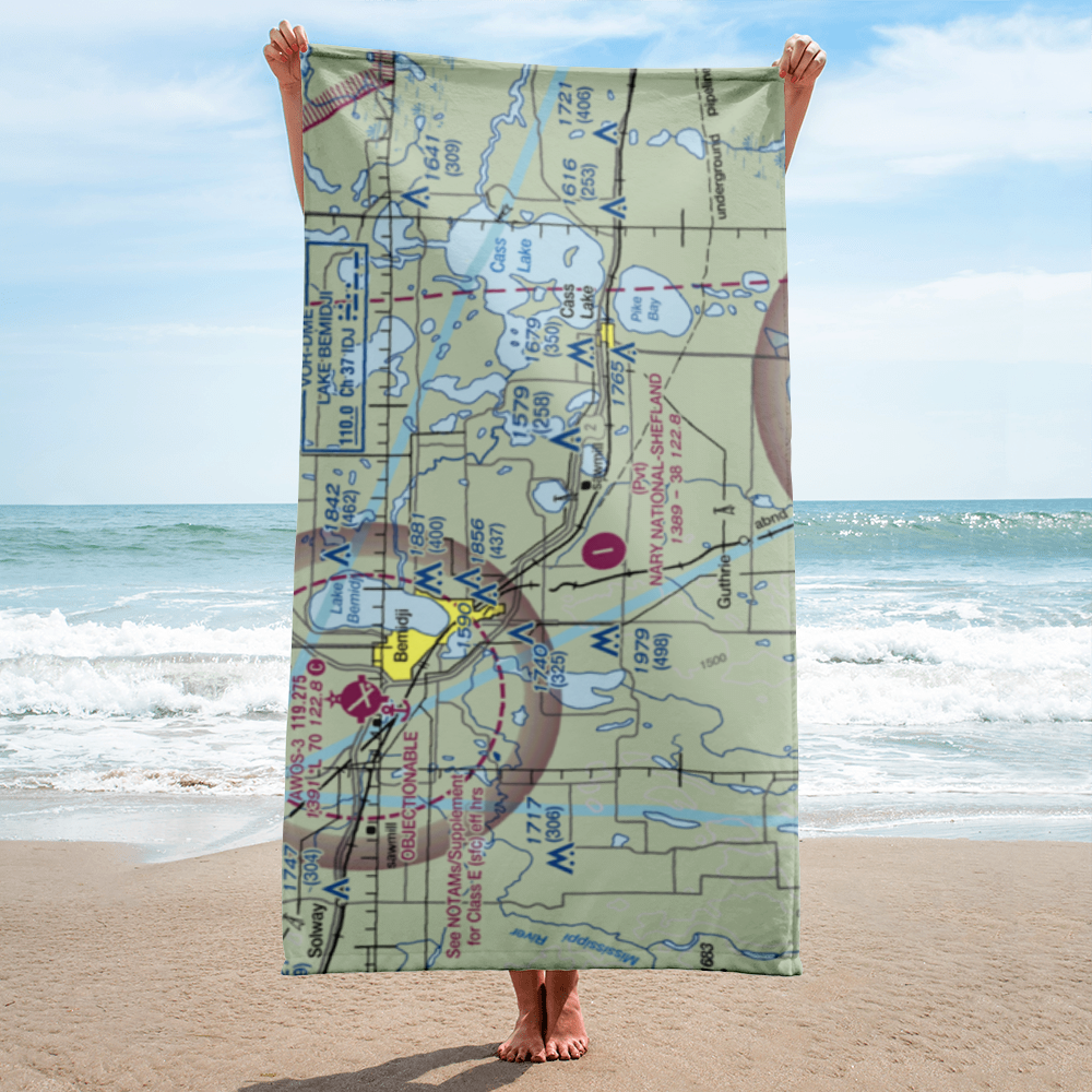 Chandler Personal Use Airport (38MN) VFR Sectional Towel 