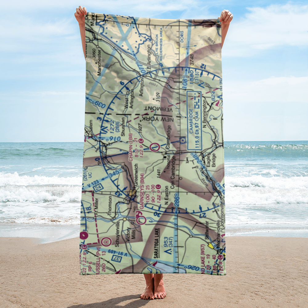 Chapin Field (1B8) VFR Sectional Towel 