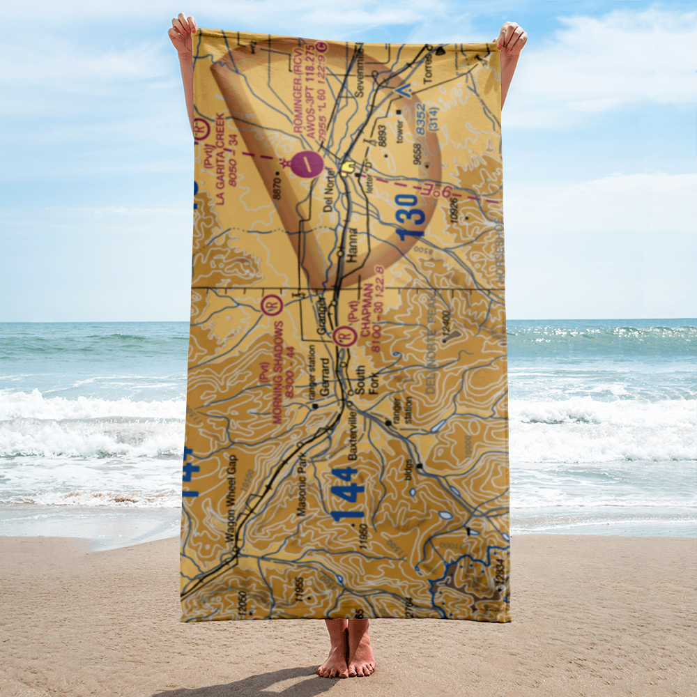 Chapman Field (CD10) VFR Sectional Towel 