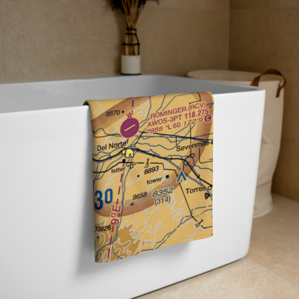 Chapman Field (CD10) VFR Sectional Towel 