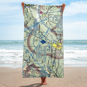 Charlottesville Albemarle Airport (CHO) VFR Sectional Towel