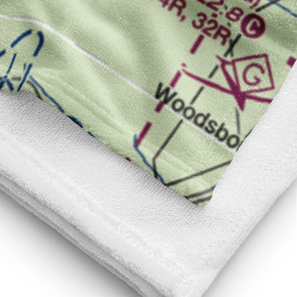 Chase Field Industrial Airport (TX2) VFR Sectional Towel 