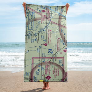 Chattanooga Sky Harbor Airport (92F) VFR Sectional Towel