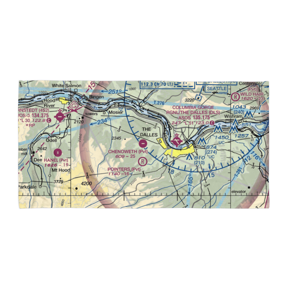 Chenoweth Airpark (6OR2) VFR Sectional Towel 