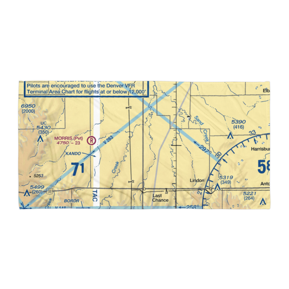 Chenoweth Airport (0CO5) VFR Sectional Towel 