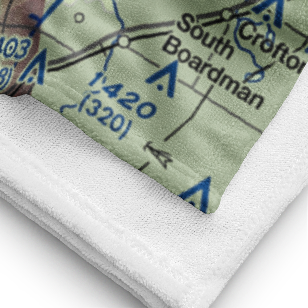 Cherry Capital Airport (TVC) VFR Sectional Towel 