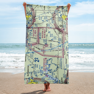 Cherry Hill Airport (40IN) VFR Sectional Towel
