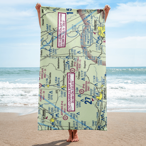 Cherry Hill Airport (8KT8) VFR Sectional Towel