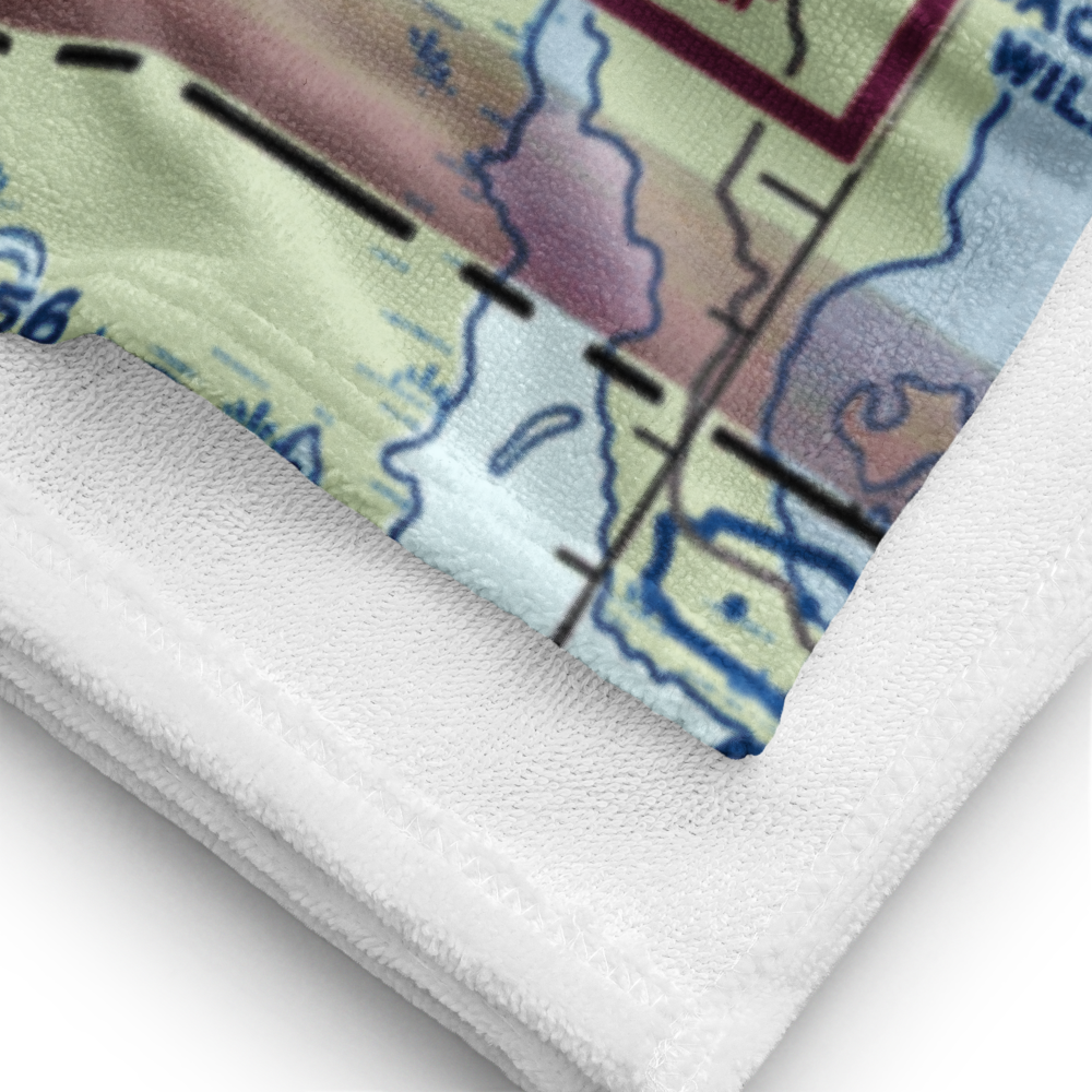 Chesapeake Regional Airport (CPK) VFR Sectional Towel 