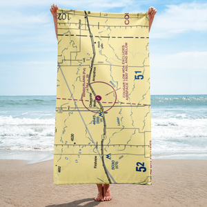 Cheyenne Wells Municipal Airport (5CO0) VFR Sectional Towel