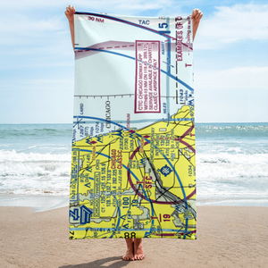 Chicago Meigs Airport (CGX) VFR Sectional Towel