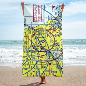 Chicago Midway International Airport (MDW) VFR Sectional Towel