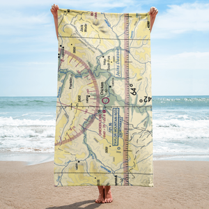 Chicken Airport (CKX) VFR Sectional Towel