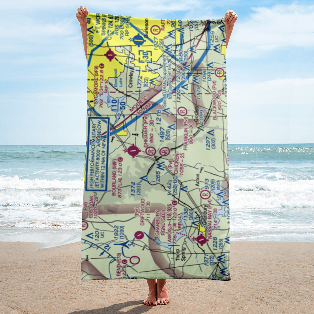 Chigger Field (TE52) VFR Sectional Towel 