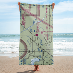 Christman Airfield (O65) VFR Sectional Towel