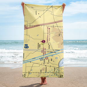 Christmas Valley Airport (62S) VFR Sectional Towel