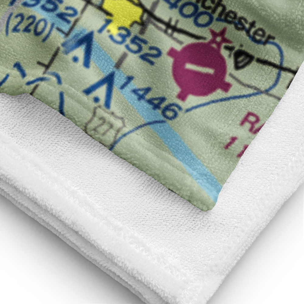 Chuck's Airport (0II0) VFR Sectional Towel 