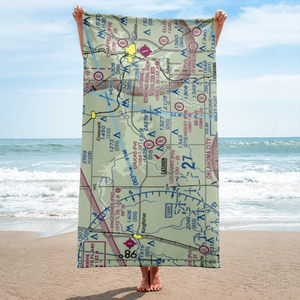 Chuck's Private Airstrip (4OK6) VFR Sectional Towel
