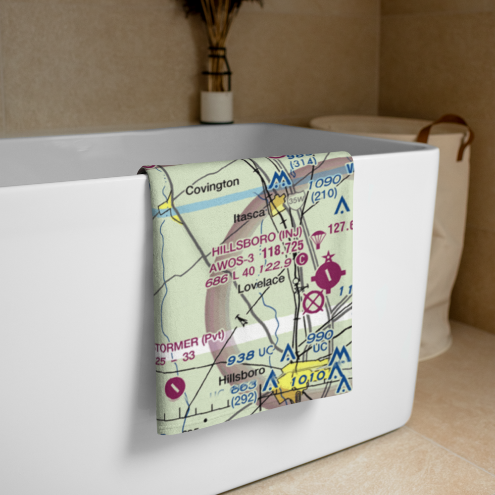 Circle 'A' Ranch Airport (05TX) VFR Sectional Towel 