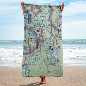 Circle A Ranch Airport (48WI) VFR Sectional Towel