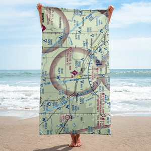Clare Municipal Airport (48D) VFR Sectional Towel