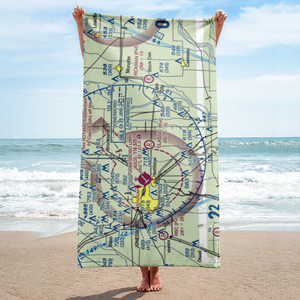 Classic Airstrip (23AR) VFR Sectional Towel