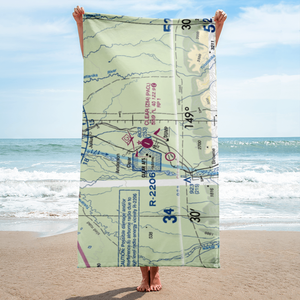 Clear Airport (Z84) VFR Sectional Towel