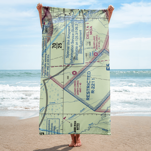 Clear Creek Airport (2AK2) VFR Sectional Towel