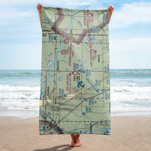 Clear Lake Municipal Airport (5H3) VFR Sectional Towel