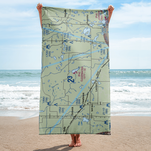 Clearwater Seaplane Base (21MN) VFR Sectional Towel